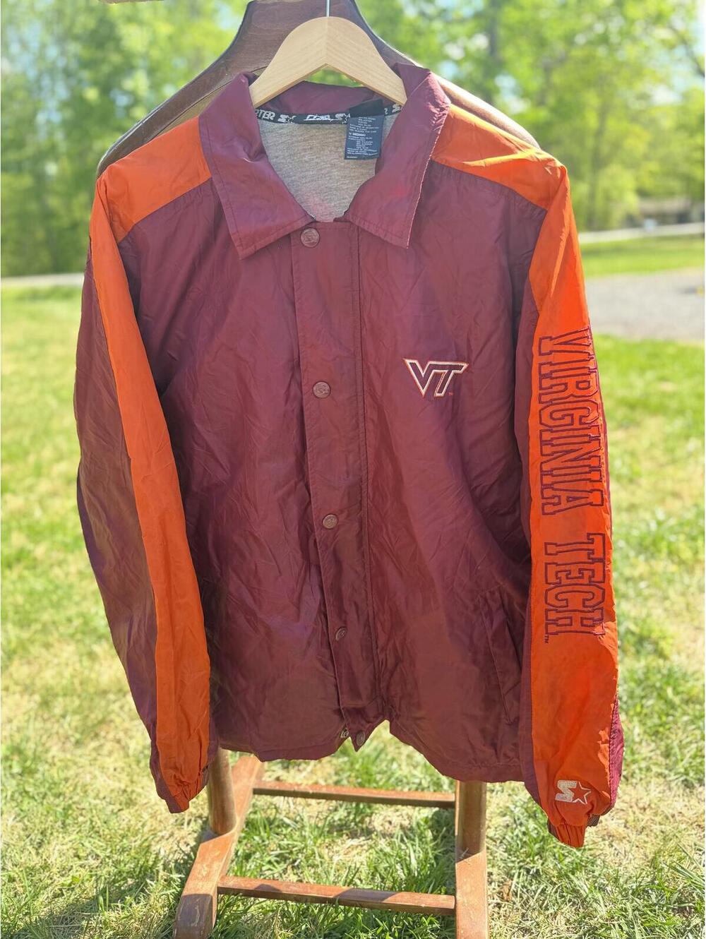 Virginia Tech Starter Vintage Starter Jacket